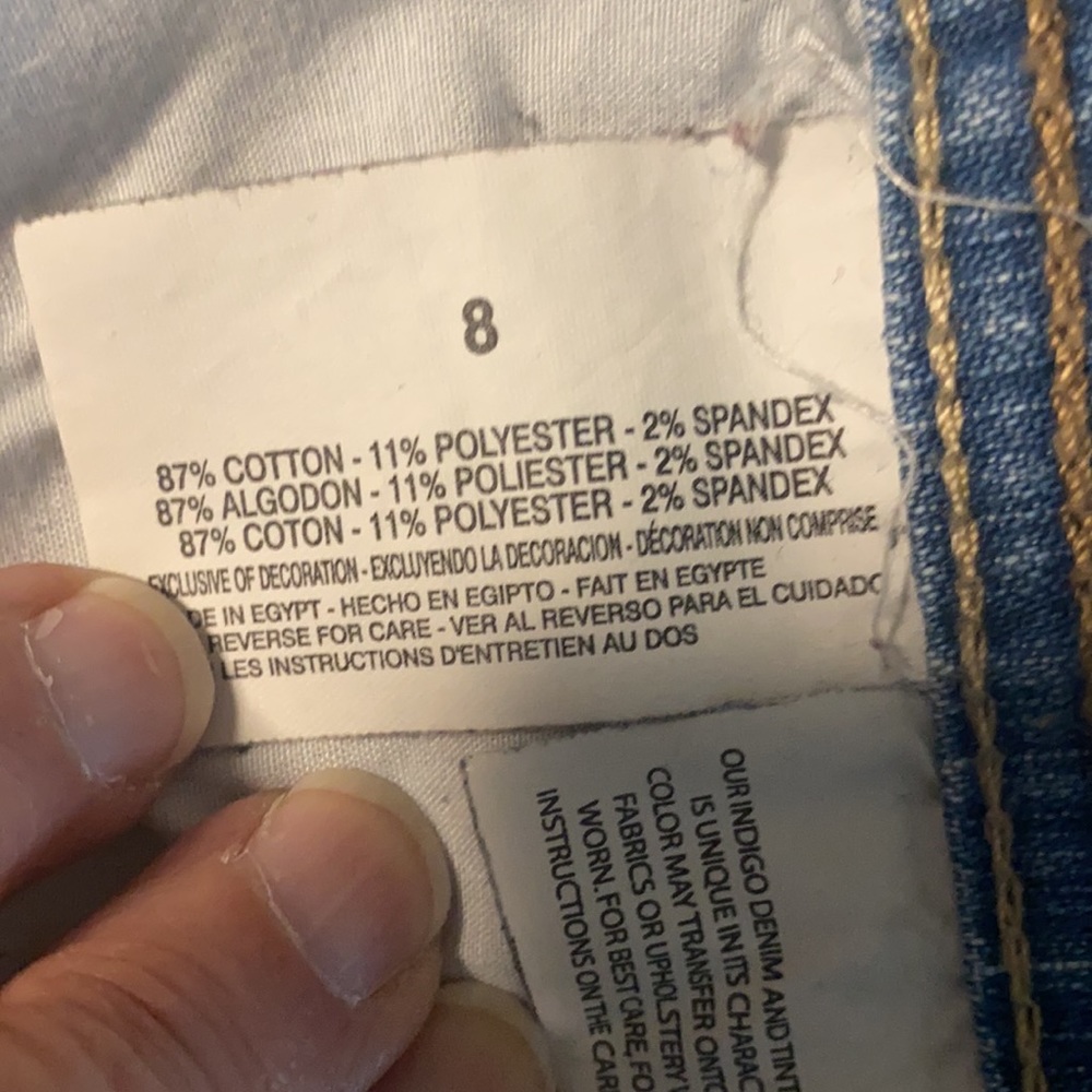 Gloria Vanderbilt Jeans size 8 lighter blue - Picture 4 of 7